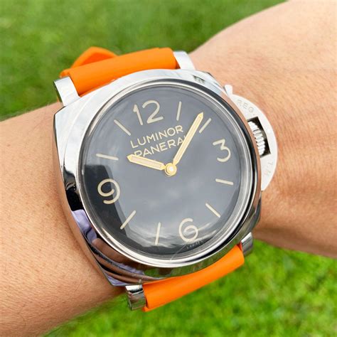 panerai orange band|panerai luminor watch bands.